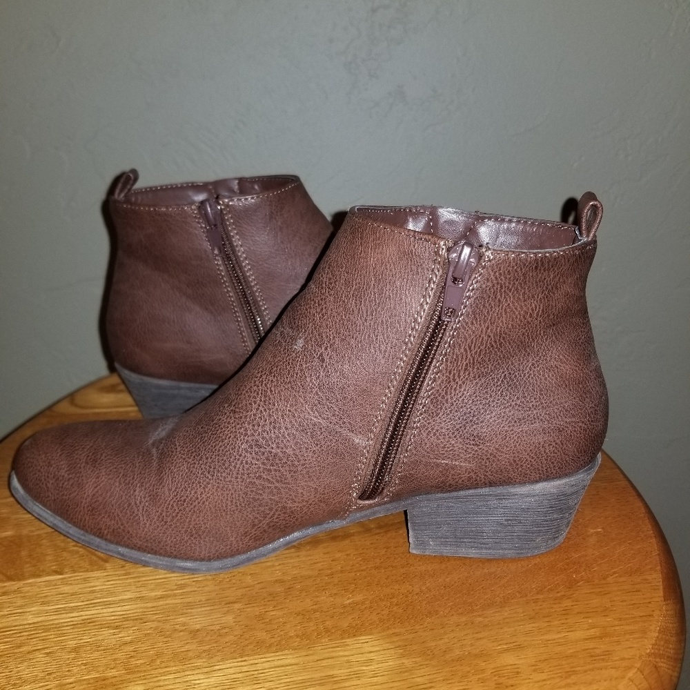 Brown Booties - Picture 2 of 4